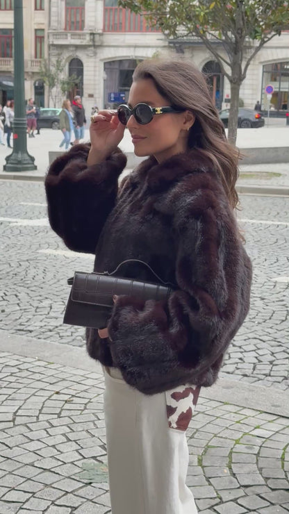 Copenhagen Coat in Dark Chocolate