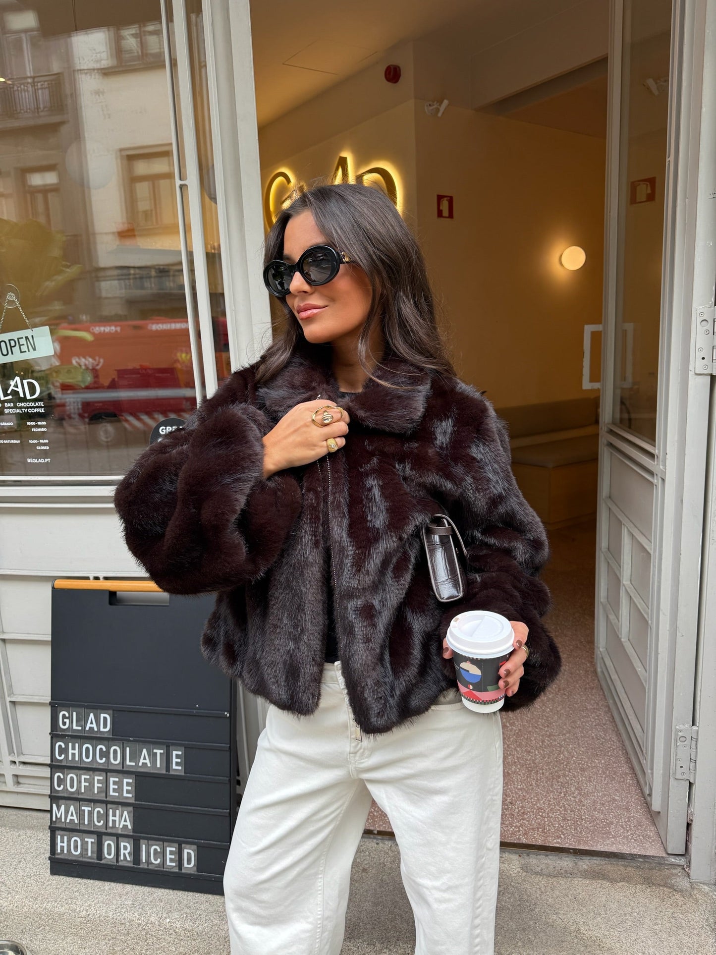 Copenhagen Coat in Dark Chocolate