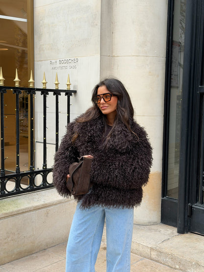 Montclair vendbar shearlingjakke