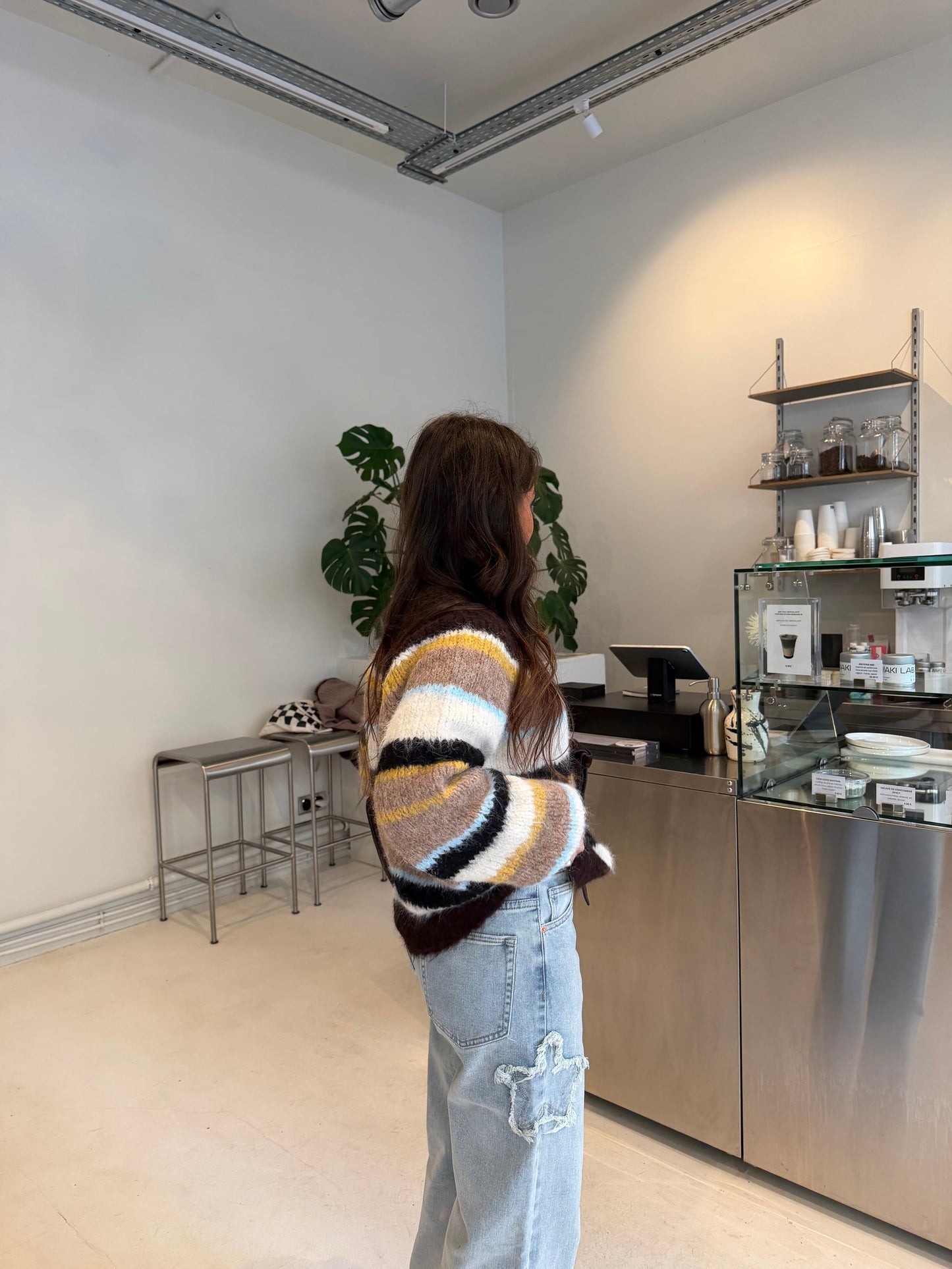 Chloe Stripete Strikkegenser