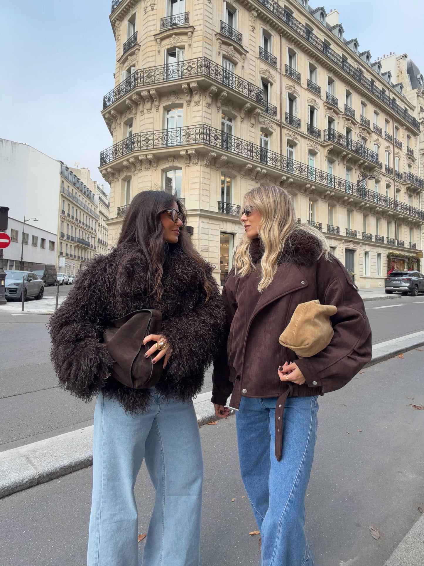 Montclair vendbar shearlingjakke