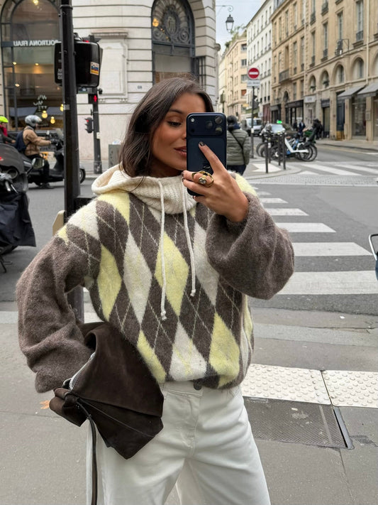 Orly-genser i gult og taupe