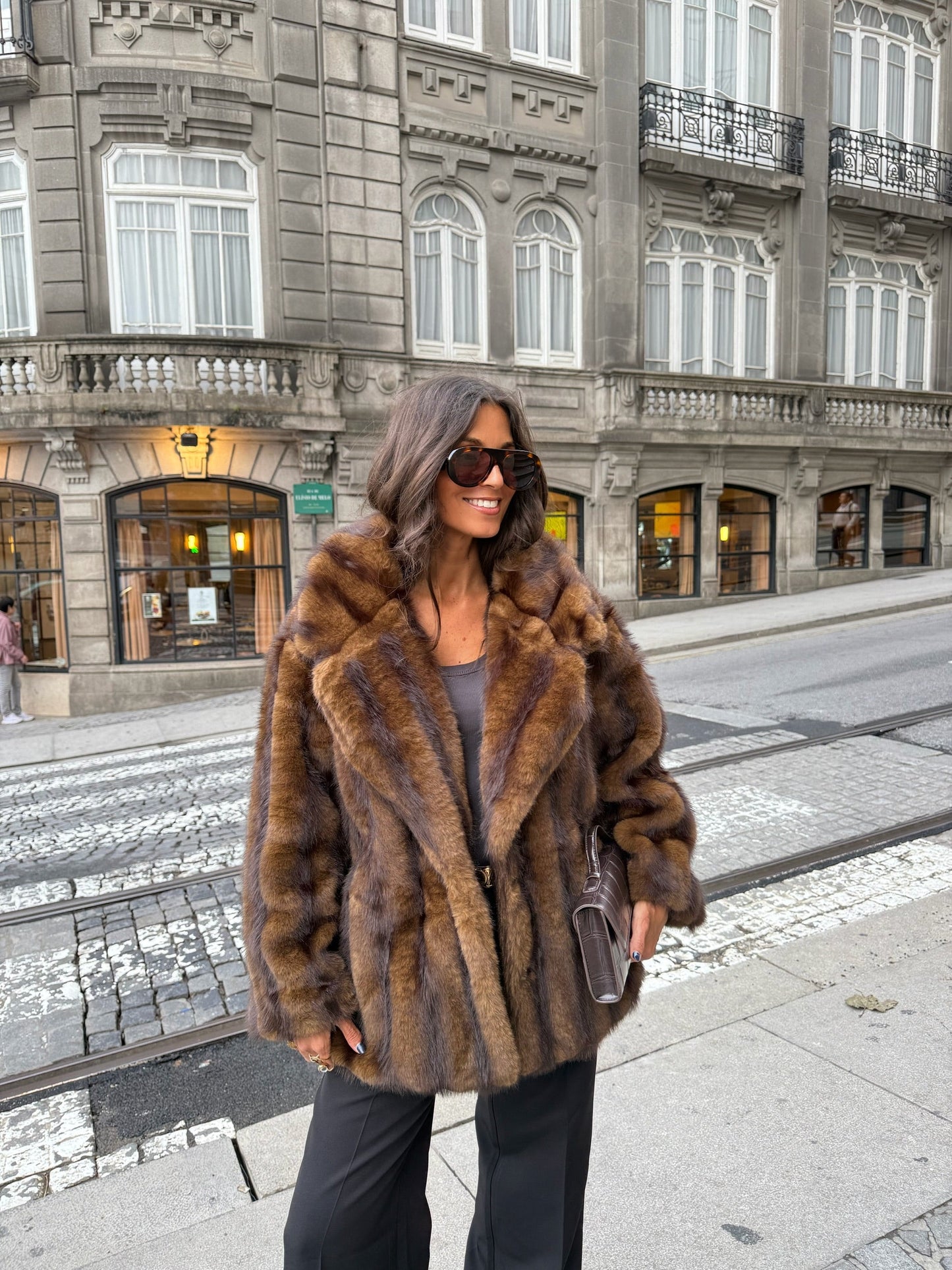 Vienna Oversize Fur Jacket