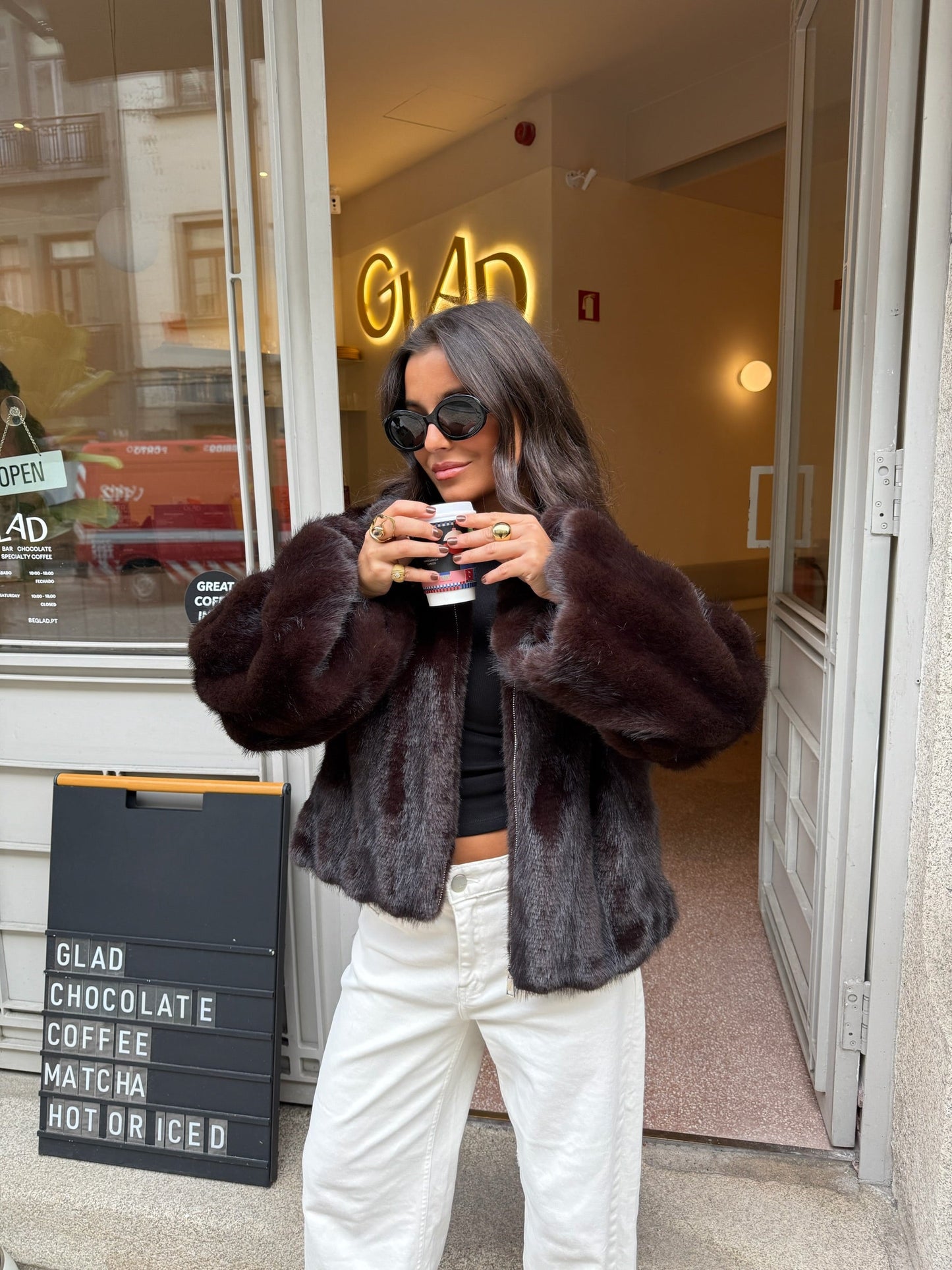 Copenhagen Coat in Dark Chocolate