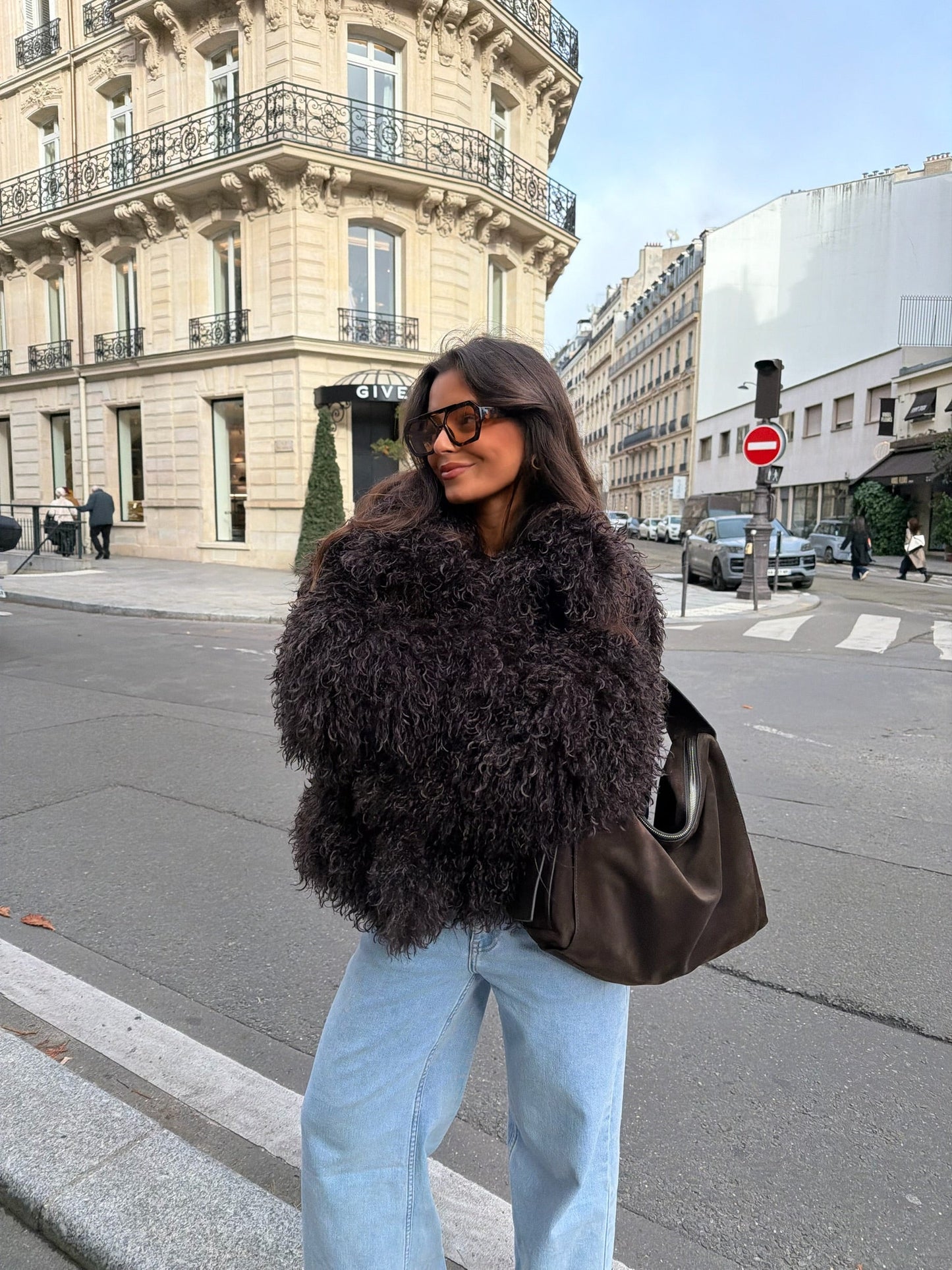 Montclair vendbar shearlingjakke