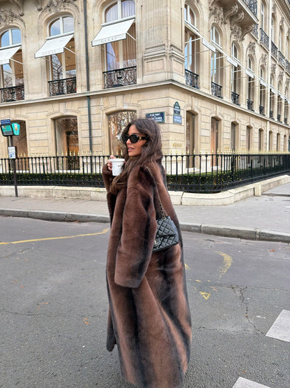 Amelie lang pelsjakke