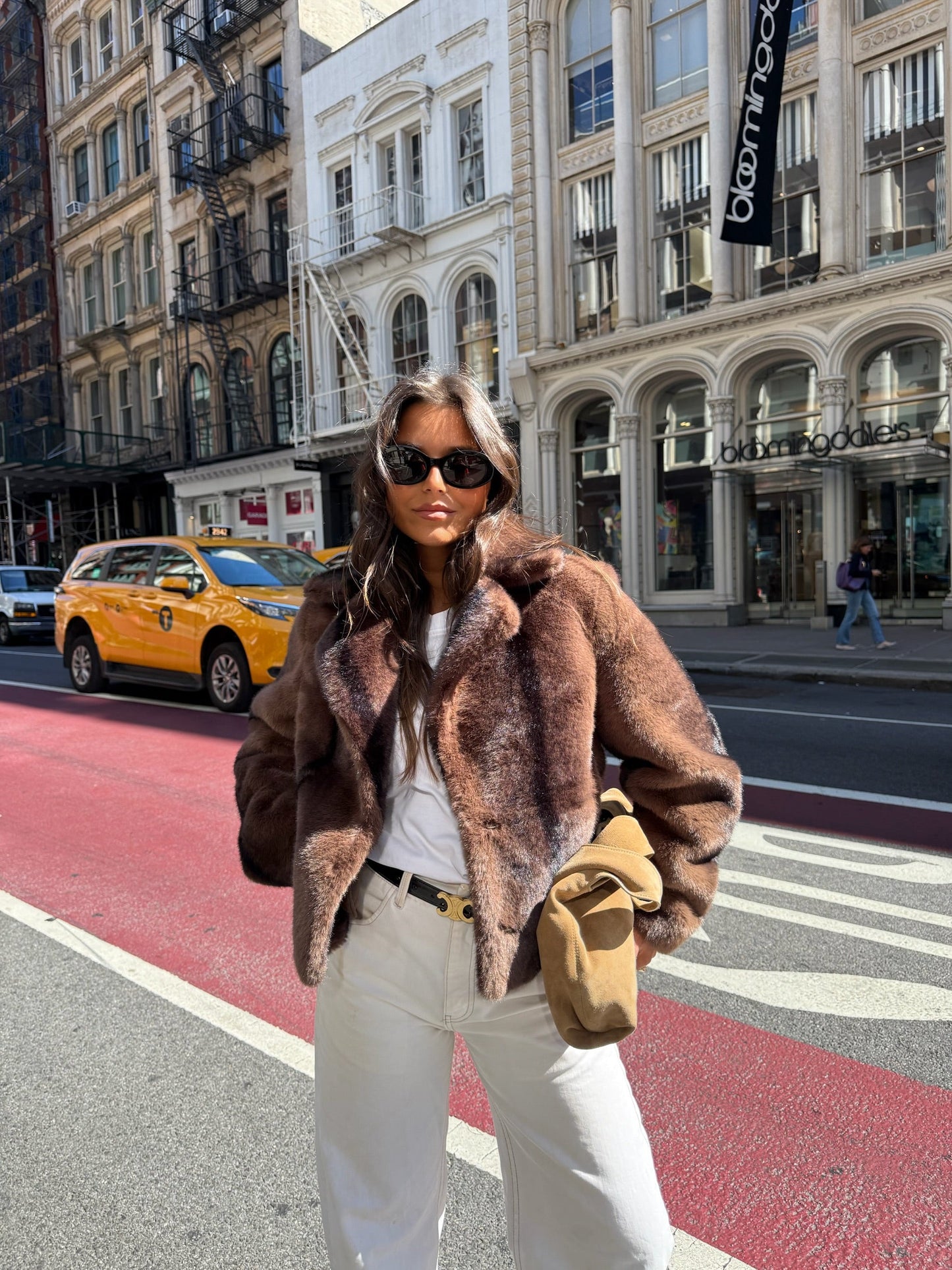 Varm sjokoladepelsjakke