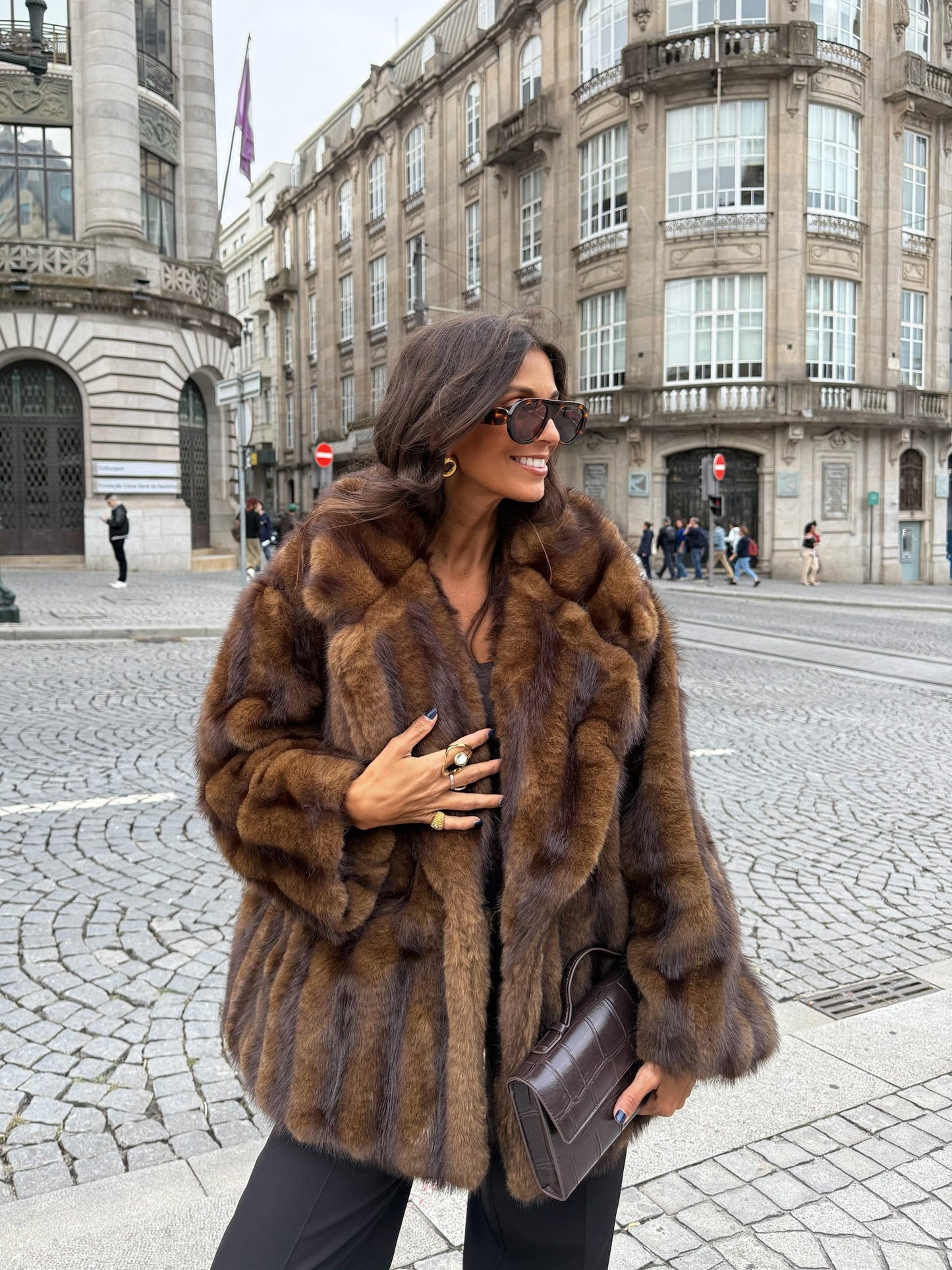 Vienna Oversize Fur Jacket