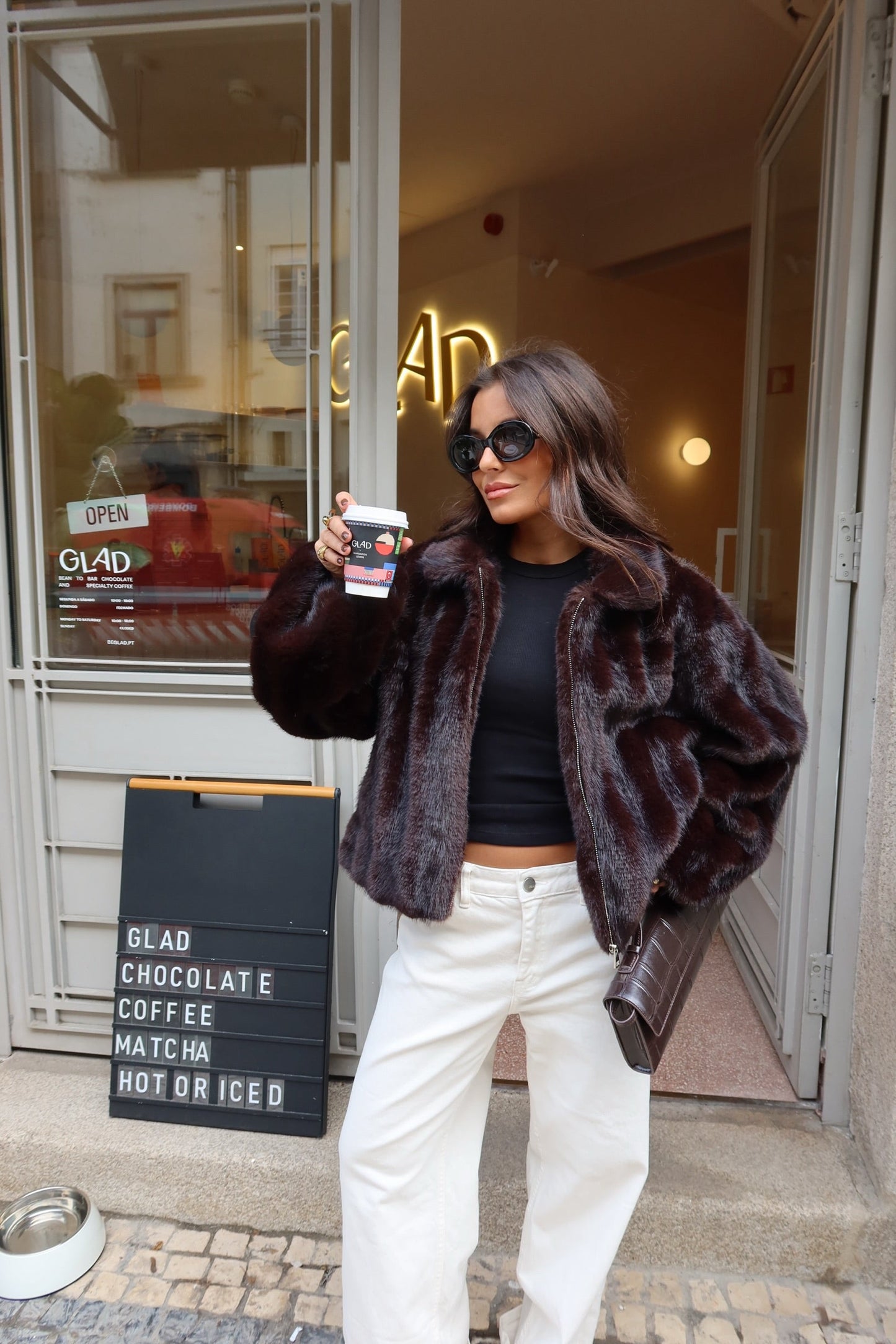 Copenhagen Coat in Dark Chocolate