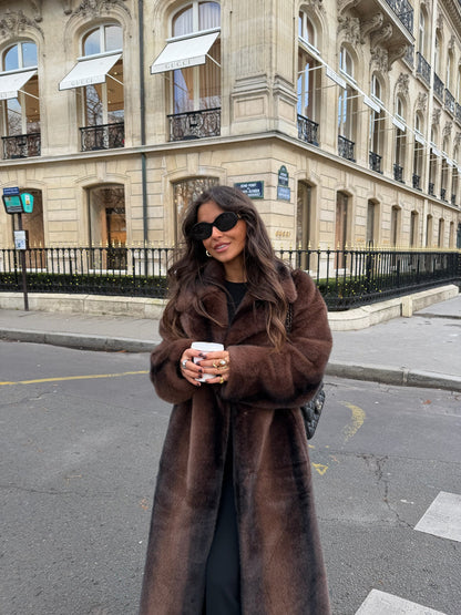 Amelie lang pelsjakke