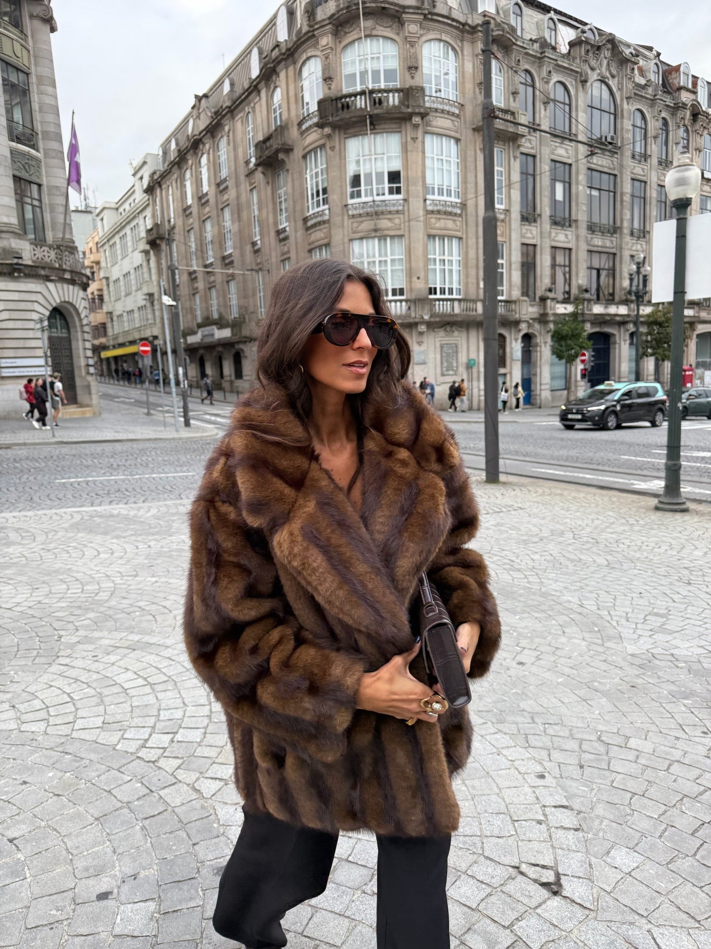Vienna Oversize Fur Jacket