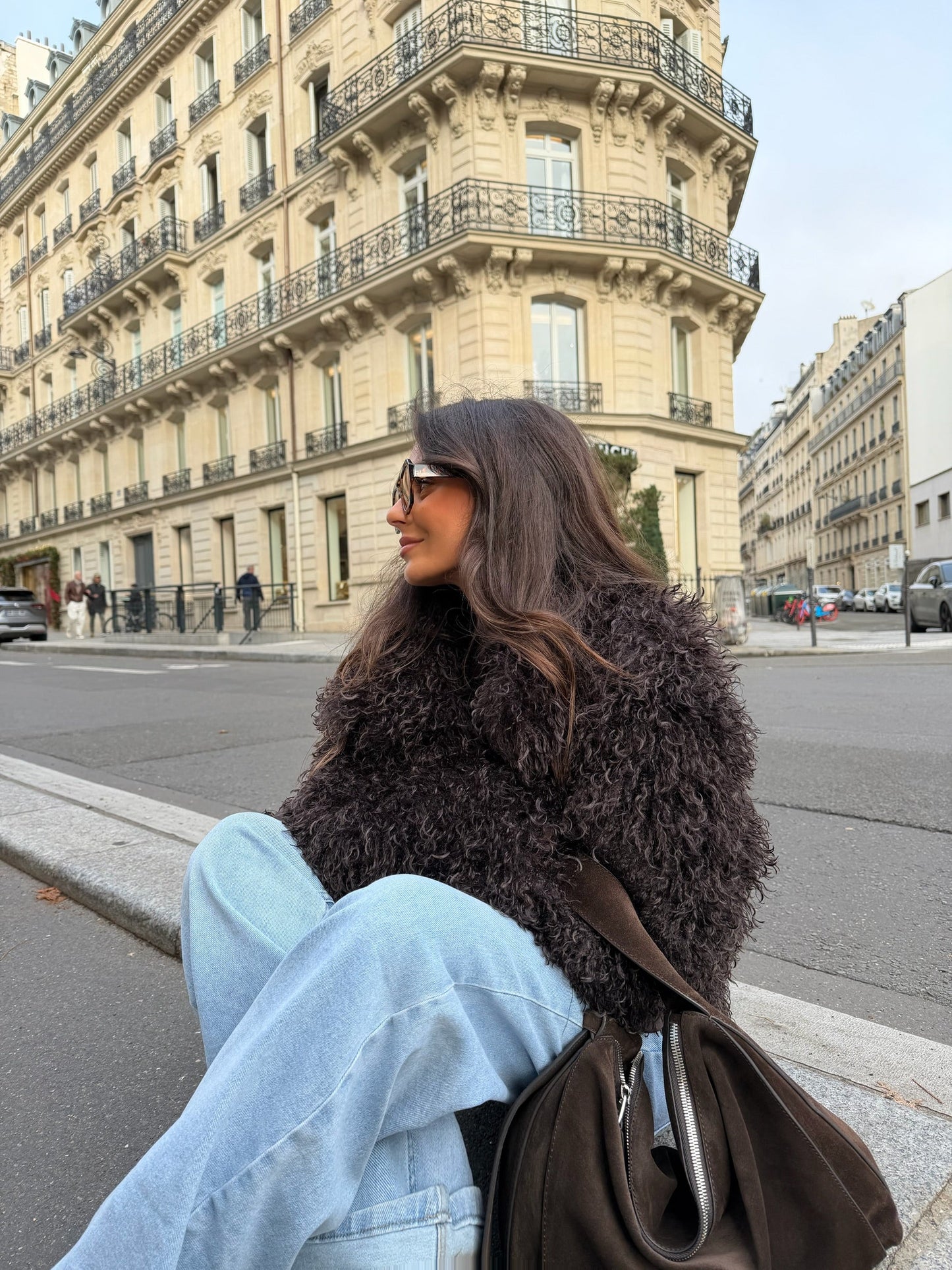 Montclair vendbar shearlingjakke