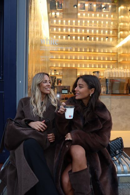 Amelie lang pelsjakke