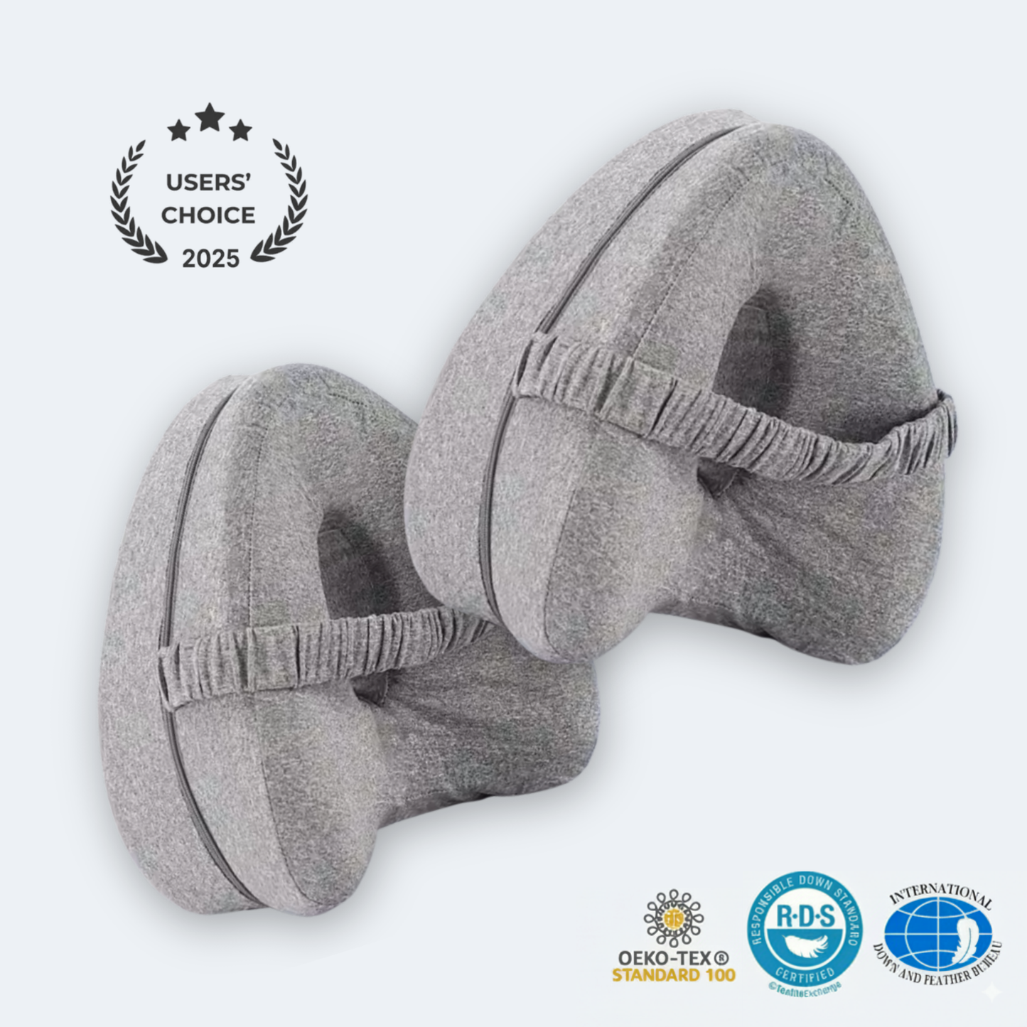 2 Knee Pillows for the Price of One! - Perfect Addition for Side-Sleepers
